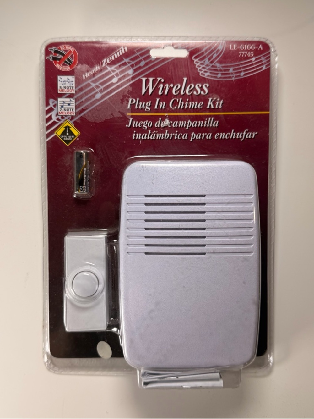 Wireless Plug-In Chime Kit - White